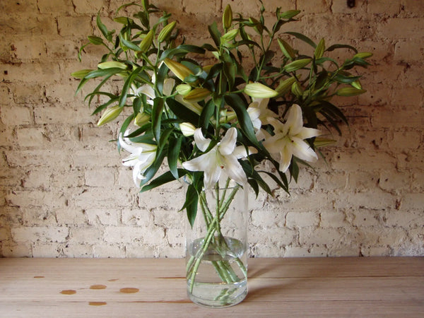white lily bouquet delivery uk Just White Lilies – The Flower Yard